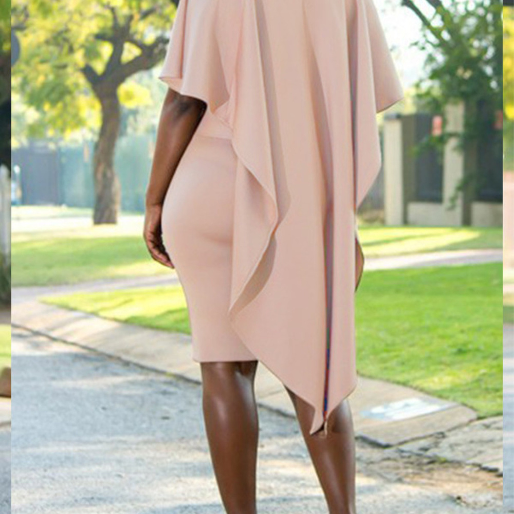 Overlay Cape Dress - Picture 4 of 6